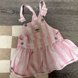 OshKosh B'gosh Pink Striped baby Overalls